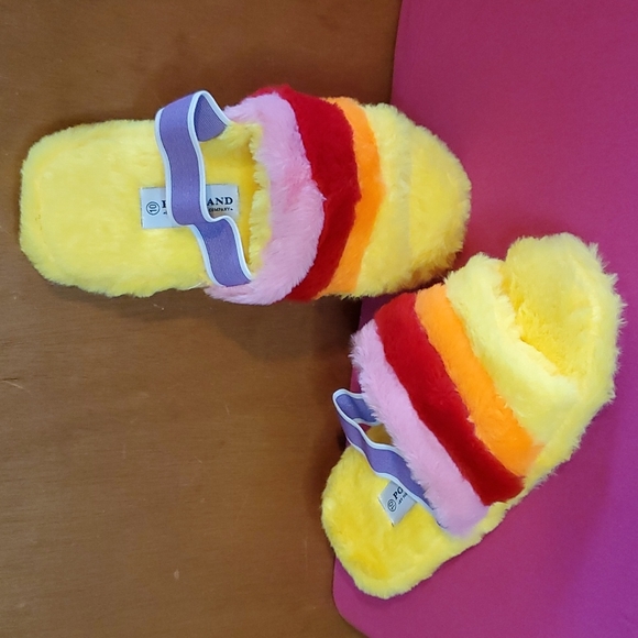 Womens Open-Toe Slingback Slippers - Picture 7 of 11